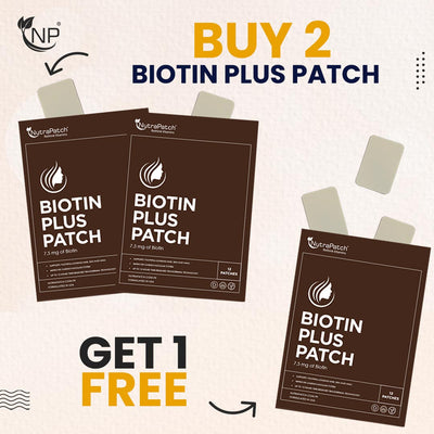 Buy 2 Biotin Plus Patch Get 1  Biotin Plus Patch Free - NutraPatch